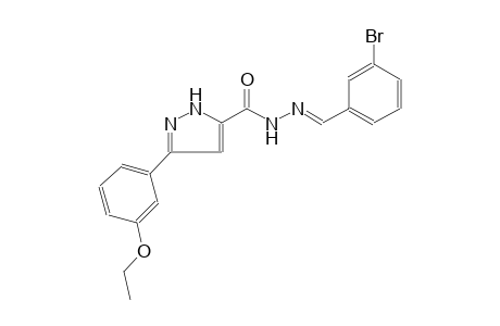 1H-pyrazole-5-carboxylic acid, 3-(3-ethoxyphenyl)-, 2-[(E)-(3-bromophenyl)methylidene]hydrazide