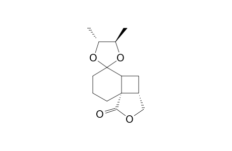 11-(Buta-2,3-diyldioxy)-10-oxatricyclo[6.3.0(1,6).0(1,8)]undeca-5-one