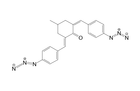 (2Z,6E)-2,6-bis(4-azidobenzylidene)-4-methylcyclohexanone