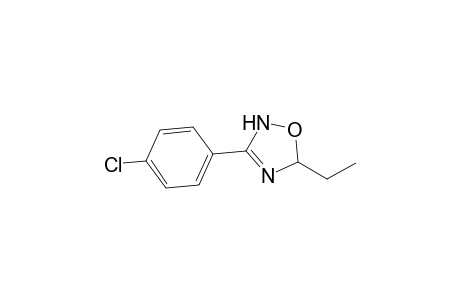 1,2,4-Oxadiazole, 3-(4-chlorophenyl)-5-ethyl-4,5-dihydro-