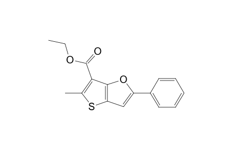 Ethyl 5-methyl-2-phenyl-thieno[3,2-b]furan-6-carboxylate