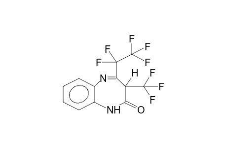 4-PENTAFLUOROETHYL-3-TRIFLUOROMETHYL-1H-1,5-BENZODIAZEPIN-2(3H)-ONE