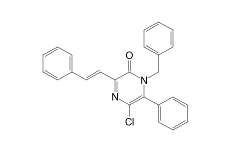 1-Benzyl-5-chloro-6-phenyl-3-[(E)-2-phenylethenyl]-2(1H)-pyrazinone