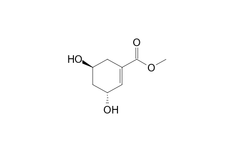 (3R,5S)-3,5-dihydroxy-1-cyclohexenecarboxylic acid methyl ester