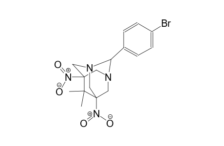 2-(4-bromophenyl)-6,6-dimethyl-5,7-dinitro-1,3-diazatricyclo[3.3.1.1~3,7~]decane