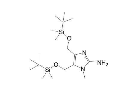 4,5-Bis(tert-Butyldimethylsilyloxymethyl)-1-methyl-1H-imidazol-2-ylamine