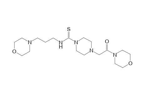 1-piperazinecarbothioamide, 4-[2-(4-morpholinyl)-2-oxoethyl]-N-[3-(4-morpholinyl)propyl]-