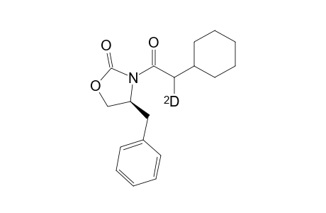 (4S)-3-(2-cyclohexyl-2-deuterio-1-oxoethyl)-4-(phenylmethyl)-2-oxazolidinone
