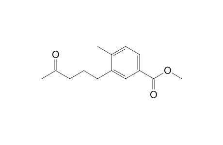 Methyl 4-Methyl-3-(4-oxopentyl)benzoate