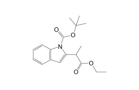 Ethyl 2-(1-tert-butoxycarbonyl-1H-indole-2-yl)propanoate