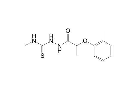 N-methyl-2-[2-(2-methylphenoxy)propanoyl]hydrazinecarbothioamide