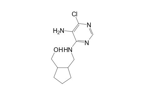 (+-)-trans-5-Amino-6-chloro-4-[2-(hydroxymethyl)cyclopentylmethylamino]pyrimidine