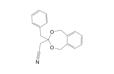 (7-BENZYL-5,9-DIHYDRO-6,8-DIOXABENZOCYCLOHEPTEN-7-YL)-ACETONITRILE