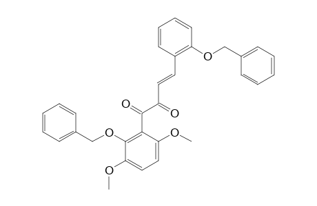 (E)-1-(2-BENZYLOXY-3,6-DIMETHOXYPHENYL)-4-(2-BENZYLOXYPHENYL)-BUT-3-ENE-1,2-DIONE