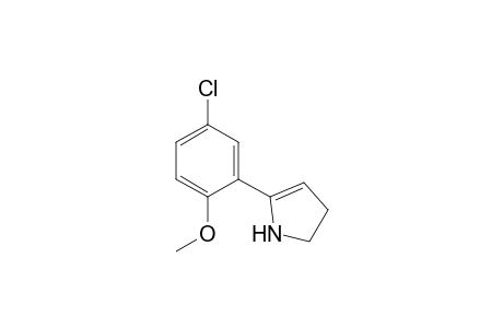 2H-Pyrrole, 5-(5-chloro-2-methoxyphenyl)-3,4-dihydro-