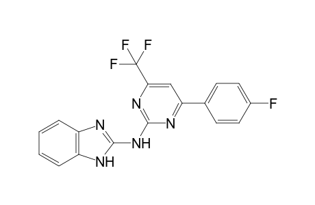 N-[6-(4-Fluorophenyl)-4-(trifluoromethyl)pyrimidin-2-yl]-1H-benzo[d]imidazol-2-amine