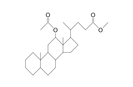 12a-Acetoxy-5b-cholanic acid, methyl ester
