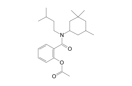 N-ISOPENTYL-N-(3,3,5-TRIMETHYLCYCLOHEXYL)SALICYLAMIDE, ACETATE (ESTER)