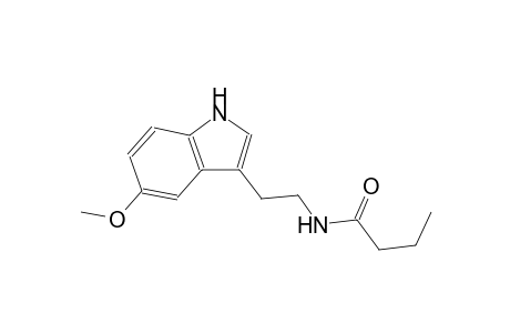 N-[2-(5-methoxy-1H-indol-3-yl)ethyl]butanamide