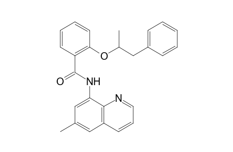 N-(6-Methylquinolin-8-yl)-2-[(1-phenylpropan-2-yl)oxy]benzamide