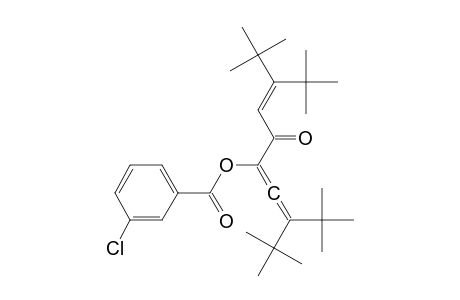 6-(3-Chlorobenzoyloxy)-3,8-di-tert-butyl-2,2,9,9-tetramethyl-3,6,7-decatrien-5-one