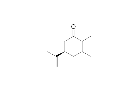 (5R)-2,3-dimethyl-5-prop-1-en-2-ylcyclohexan-1-one