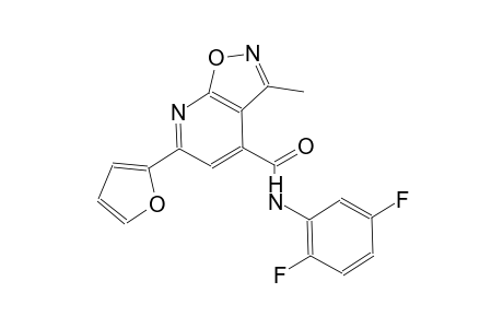 isoxazolo[5,4-b]pyridine-4-carboxamide, N-(2,5-difluorophenyl)-6-(2-furanyl)-3-methyl-