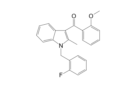 1-(2-Fluorobenzyl)-3-(2-methoxybenzoyl)-2-methyl-indole