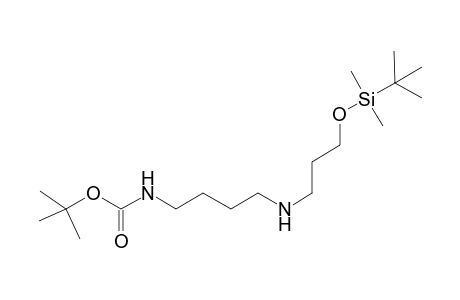 N-[4-[3-[tert-butyl(dimethyl)silyl]oxypropylamino]butyl]carbamic acid tert-butyl ester