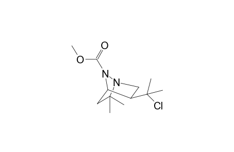 3-(1-Chloro-1-methylethyl)-1,7-diaza-6,6-dimethylbicyclo[2.2.1]heptane-7-carboxylic acid methyl ester