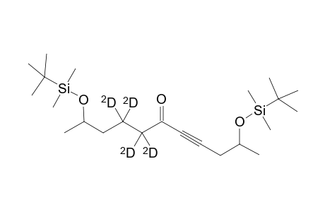 2,10-Bis(tert-butyldimethylsilyloxy)-7,7,8,8-[2H4]undeca-4-yn-6-one