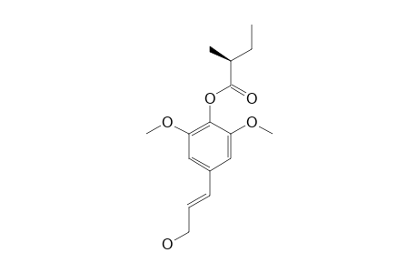 DICHROCEPHOL-A;(E)-3,5-DIMETHOXY-4-(2-METHYLBUTYRYLOXY)-PHENYLPROPANOL