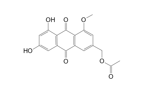 ZL-3 [6,8-Dihydroxy-3-(acetoxymethyl)-1-methoxyanthraquinone (.ommaga.-Acetylcarviolin)]