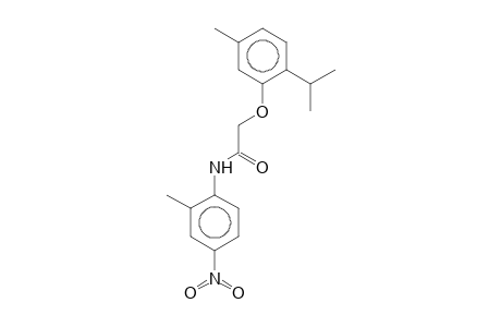 2-(2-isopropyl-5-methyl-phenoxy)-N-(2-methyl-4-nitro-phenyl)acetamide