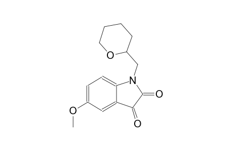 5-methoxy-1-(tetrahydro-2H-pyran-2-ylmethyl)-1H-indole-2,3-dione