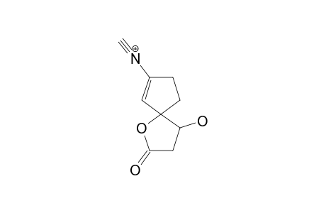 4-HYDROXY-8-ISOCYANO-1-OXASPIRO-[4.4]-CYCLONON-8-EN-2-ONE