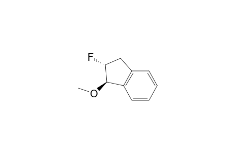 1H-Indene, 2-fluoro-2,3-dihydro-1-methoxy-, trans-(.+-.)-