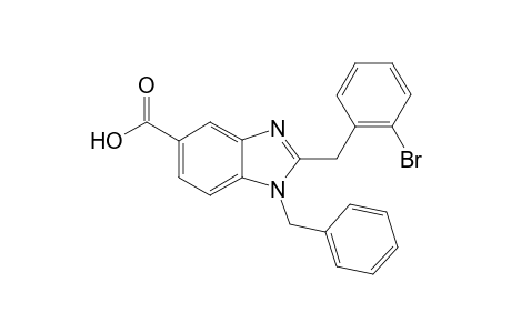 1-Benzyl-2-(2-bromobenzyl)benzimidazole-5-carboxylic acid