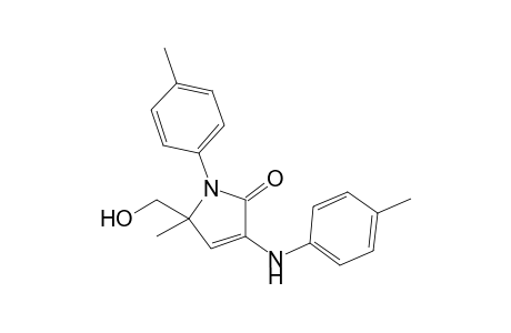 3-(4-Methylanilino)-5-hydroxymethyl-5-methyl-1-(4-methylphenyl)-3-pyrrolin-2-one