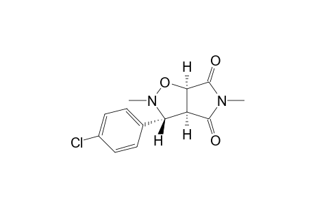 (3R,3aS,6aR)-3-(4-chlorophenyl)-2,5-dimethyl-3a,6a-dihydro-3H-pyrrolo[3,4-d]isoxazole-4,6-dione