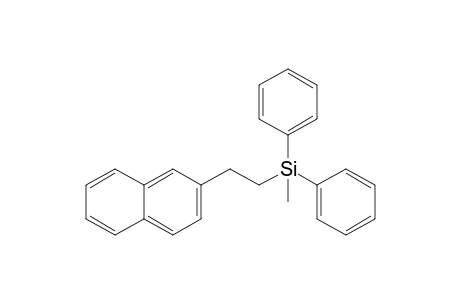 Methyl-(2-naphthalen-2-ylethyl)-diphenyl-silane