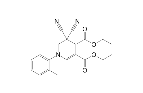 Diethyl 5,5-dicyano-1-(2-methylphenyl)-1,4,5,6-tetrahydropyridine-3,4-dicarboxylate
