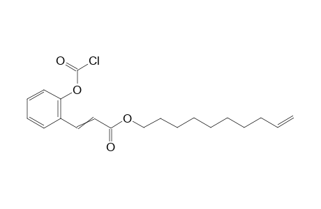 3-(2-Chlorocarbonyloxy-phenyl)acrylic acid dec-9-enyl ester