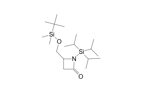 (R,S)-4-[((tert-Butyldimethylsilyl)oxy)methyl]-1-(tri-isopropylsilyl)-2-azetidinone