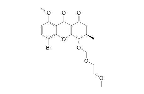 (3R,4S)-5-Bromo-9-hydroxy-8-methoxy-4-[(2-methoxyethoxy)-methoxy]-3-methyl-2,3,4,9-tetrahydro-1H-xanthen-1-one
