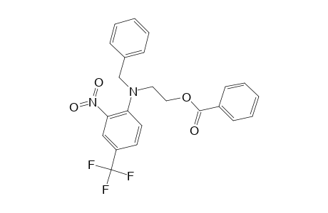 Benzoic acid, 2-[[2-nitro-4-(trifluoromethyl)phenyl](phenylmethyl)amino]ethyl ester