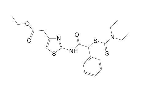 Ethyl 2-[2'-(N,N-diethyl)thiocarbamoyl]phenylthio]acylamino]-thiazol-4-acetate