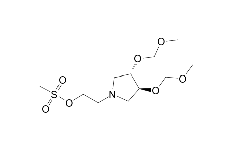 (3S,4S)-1-[2-(methanesulfonyloxy)ethyl]-3,4-bis(methoxymethoxy)pyrrolidine