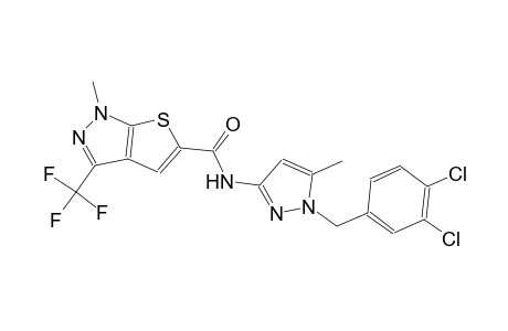 1H-thieno[2,3-c]pyrazole-5-carboxamide, N-[1-[(3,4-dichlorophenyl)methyl]-5-methyl-1H-pyrazol-3-yl]-1-methyl-3-(trifluoromethyl)-