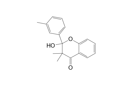 2-Hydroxy-3,3-dimethyl-2-m-tolylchroman-4-one